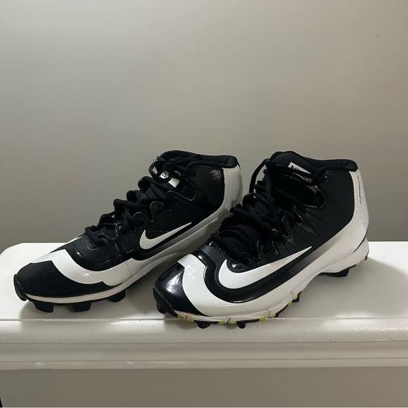 Nike Air Huarache Fastflex #807141-017 Hi Top Spikes BSBL Cleats Sz 7.5 - Picture 3 of 10